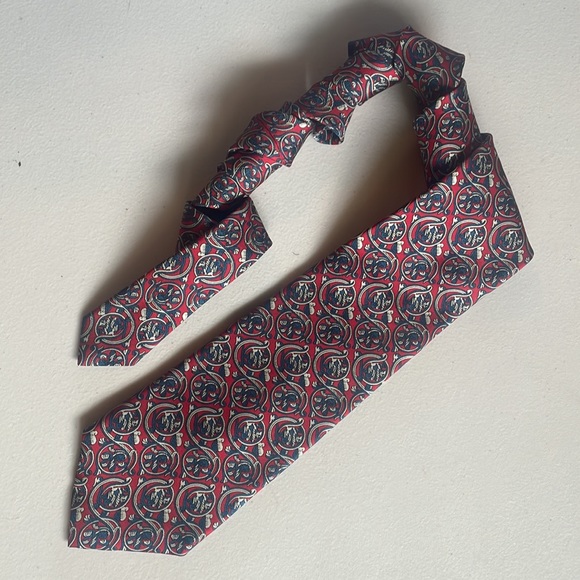 Bert Pulitzer silk tie made in the USA - Picture 5 of 8